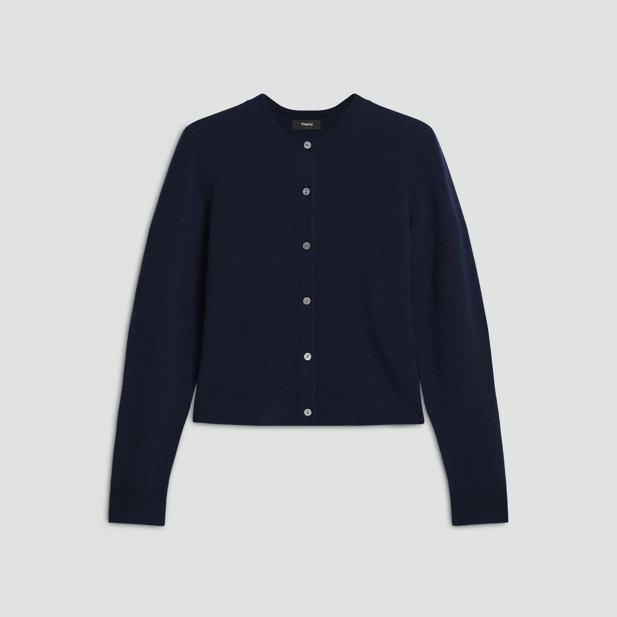 Crewneck Cardigan in Cashmere - 1