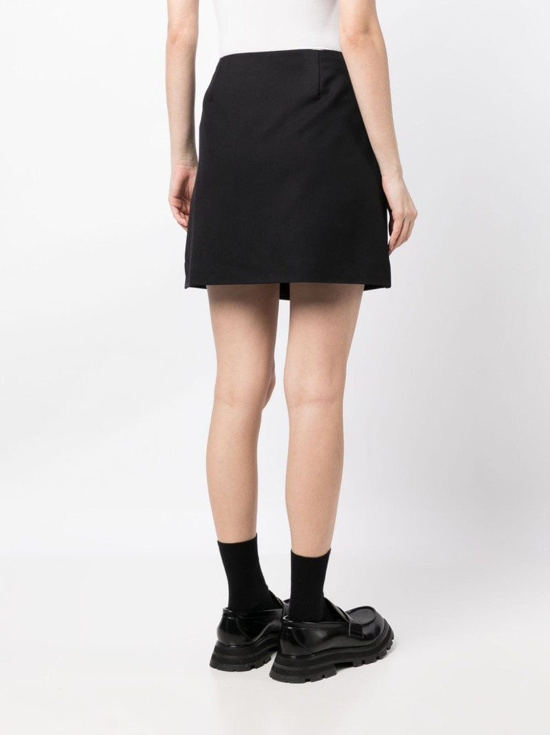 A-line wool miniskirt 4