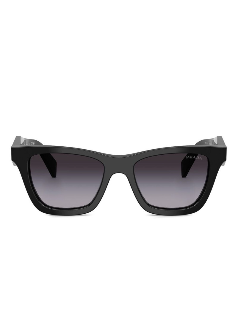 square-frame logo-detail sunglasses 1