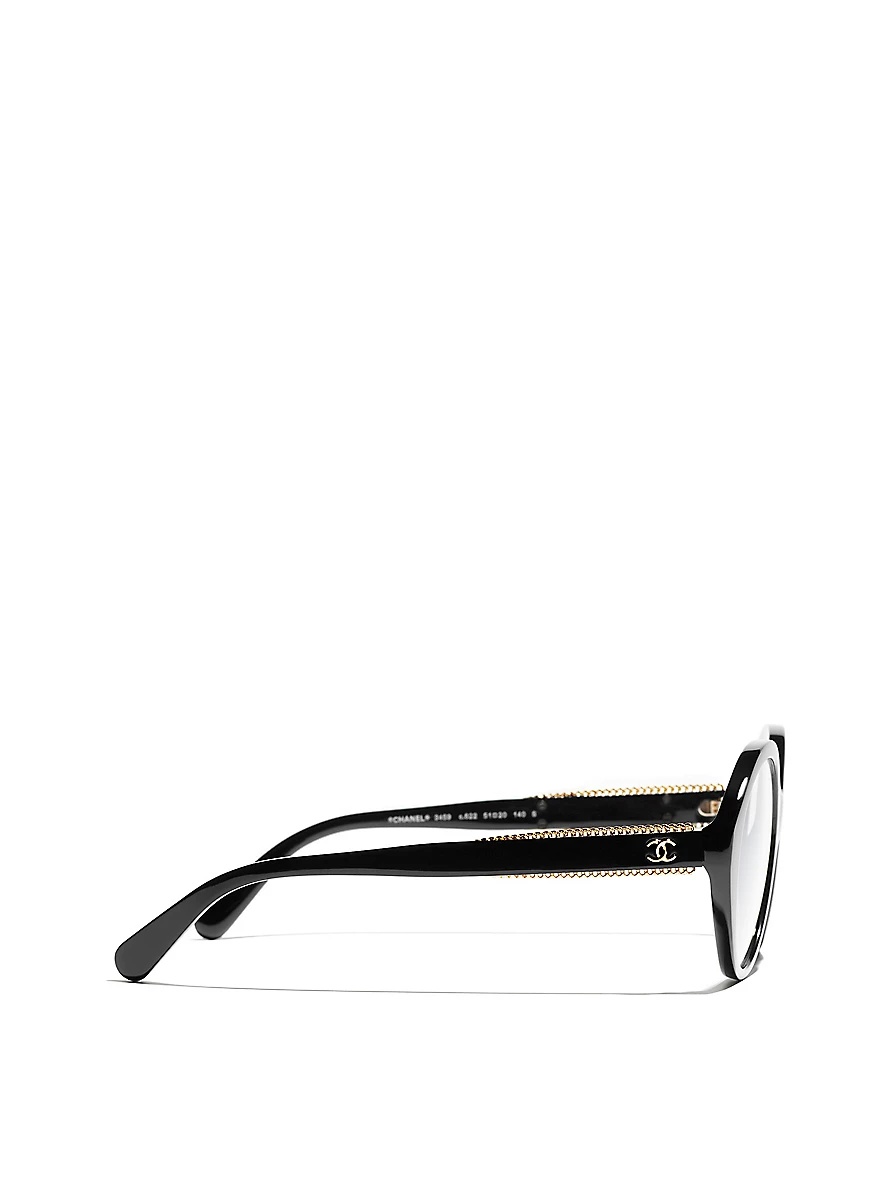 CH3459 round-frame acetate eyeglasses - 3