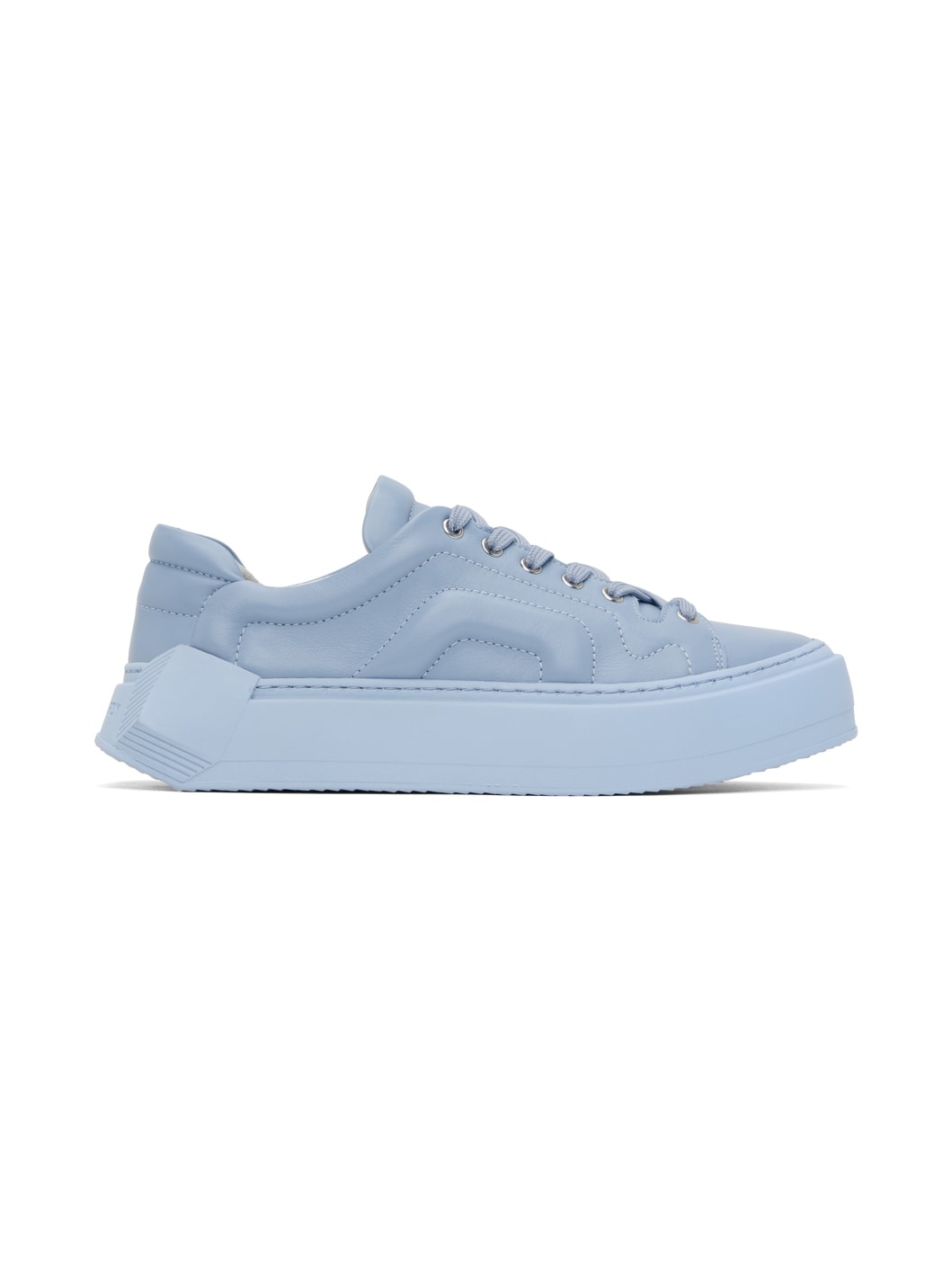 Blue Cubix Leather Sneakers - 1