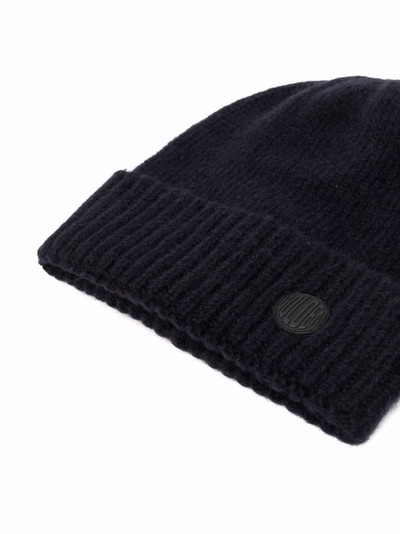 Golden Goose logo-patch beanie outlook