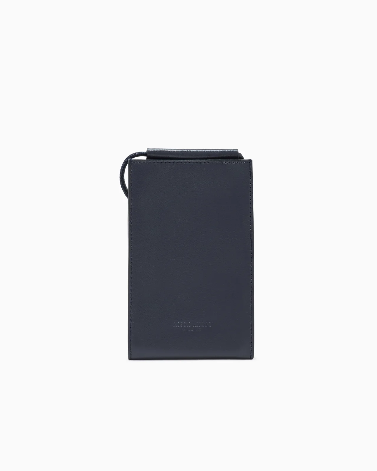 CELL PHONE CASE IN SMOOTH LEATHER WITH STRAP AND CARD SLOTS - 1
