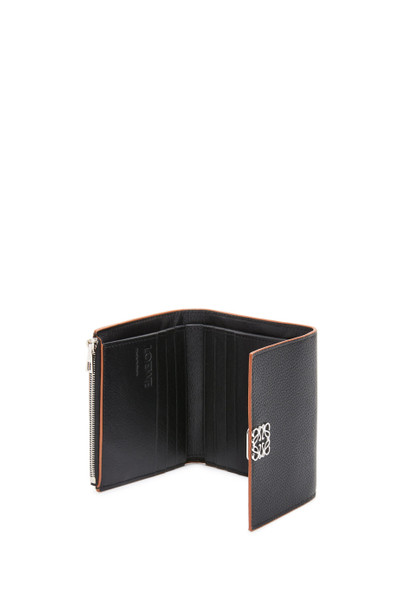 Loewe Anagram square 8 cc wallet in pebble grain calfskin outlook