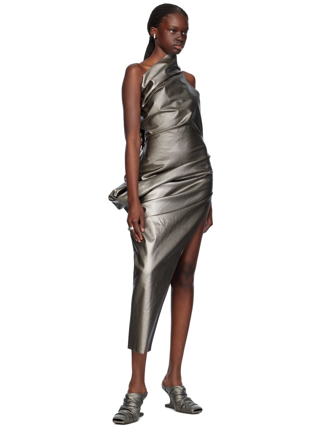 Gunmetal Walrus Maxi Dress - 4