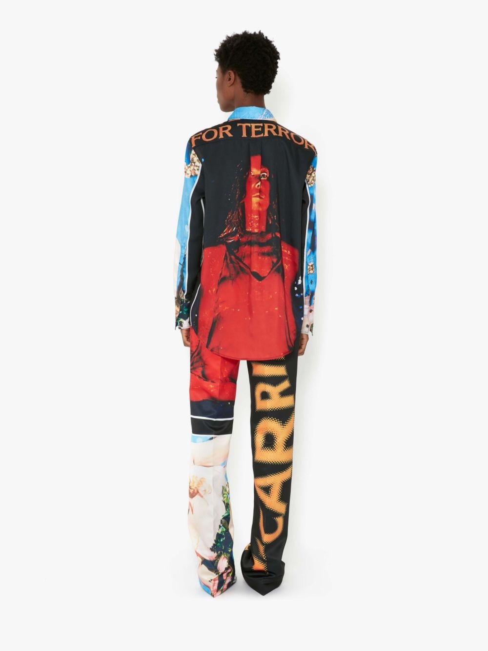 CARRIE - PATCHWORK PRINT TAILORED TROUSERS - 4