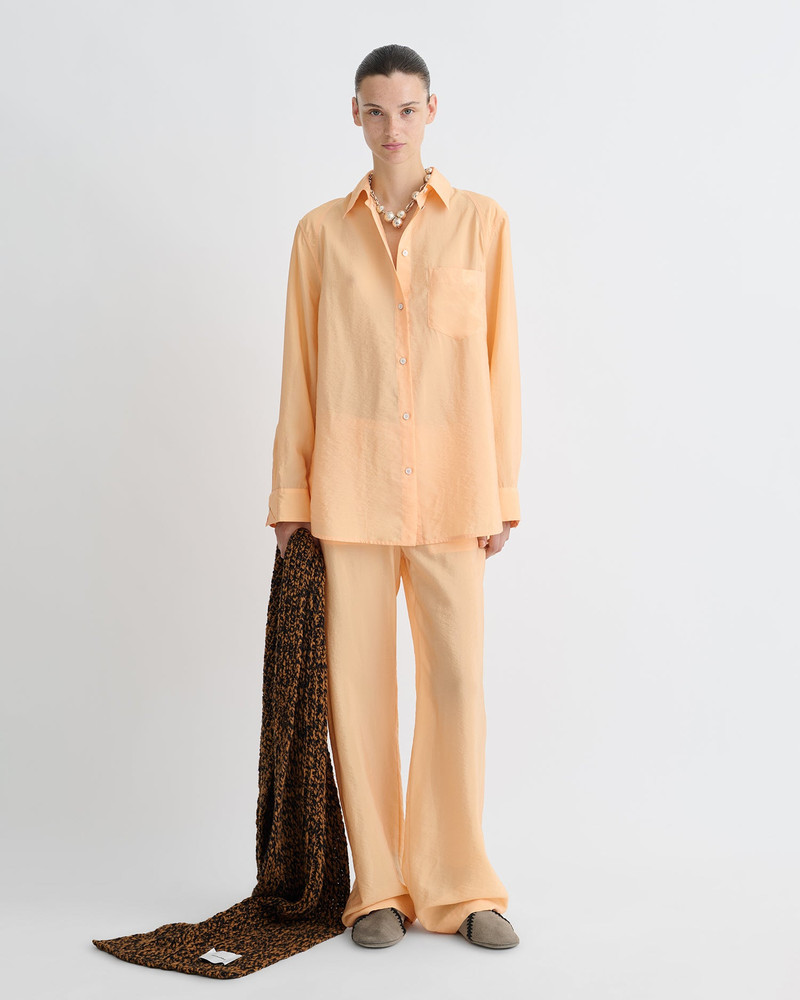 Nanushka Crepe Organza Shirt outlook