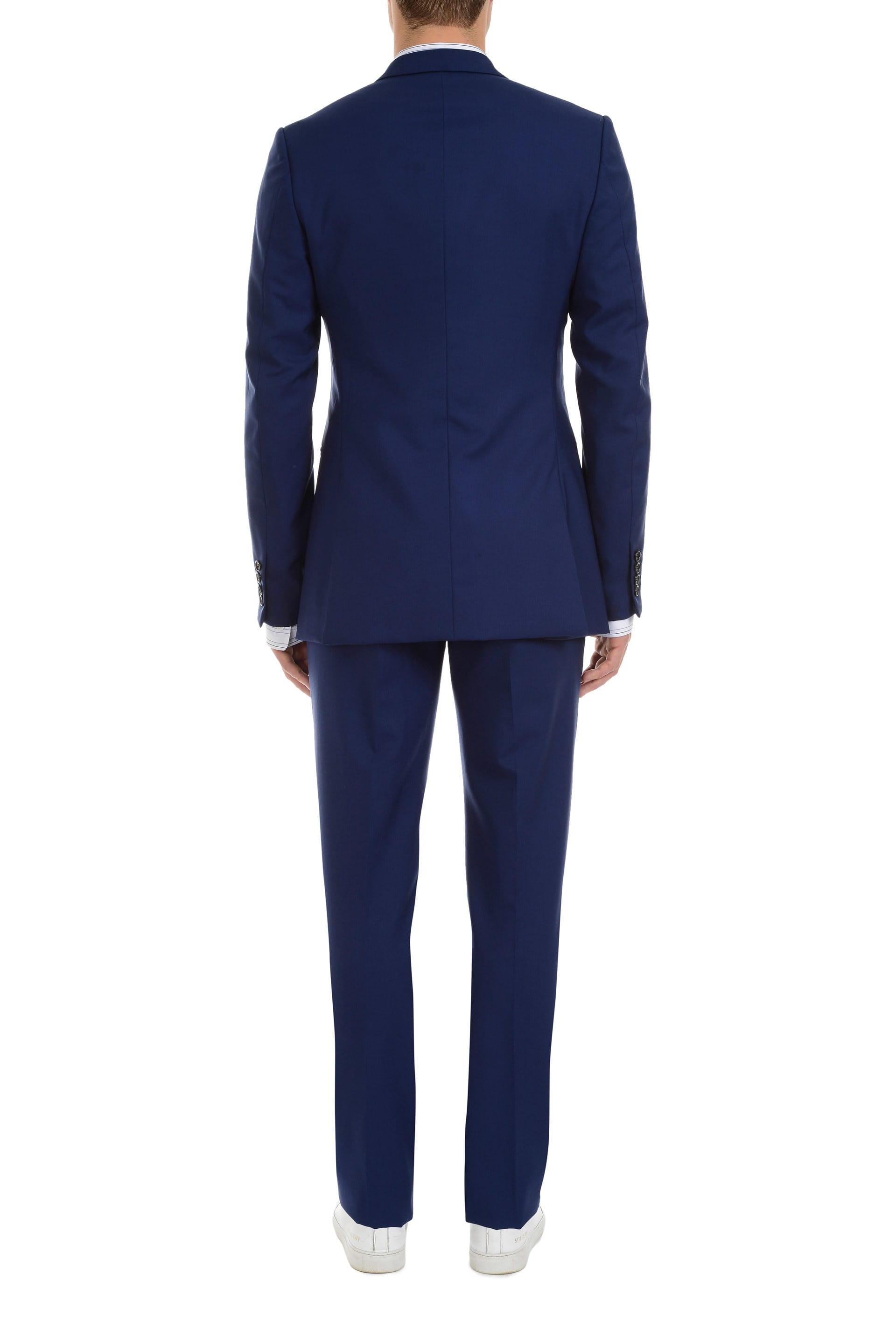 Sebastian Pant in Navy Wool - 3