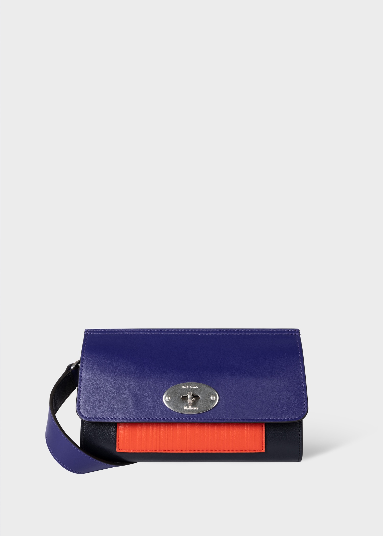 Mulberry x Paul Smith - Pigment Blue Antony Clip Bag - 1