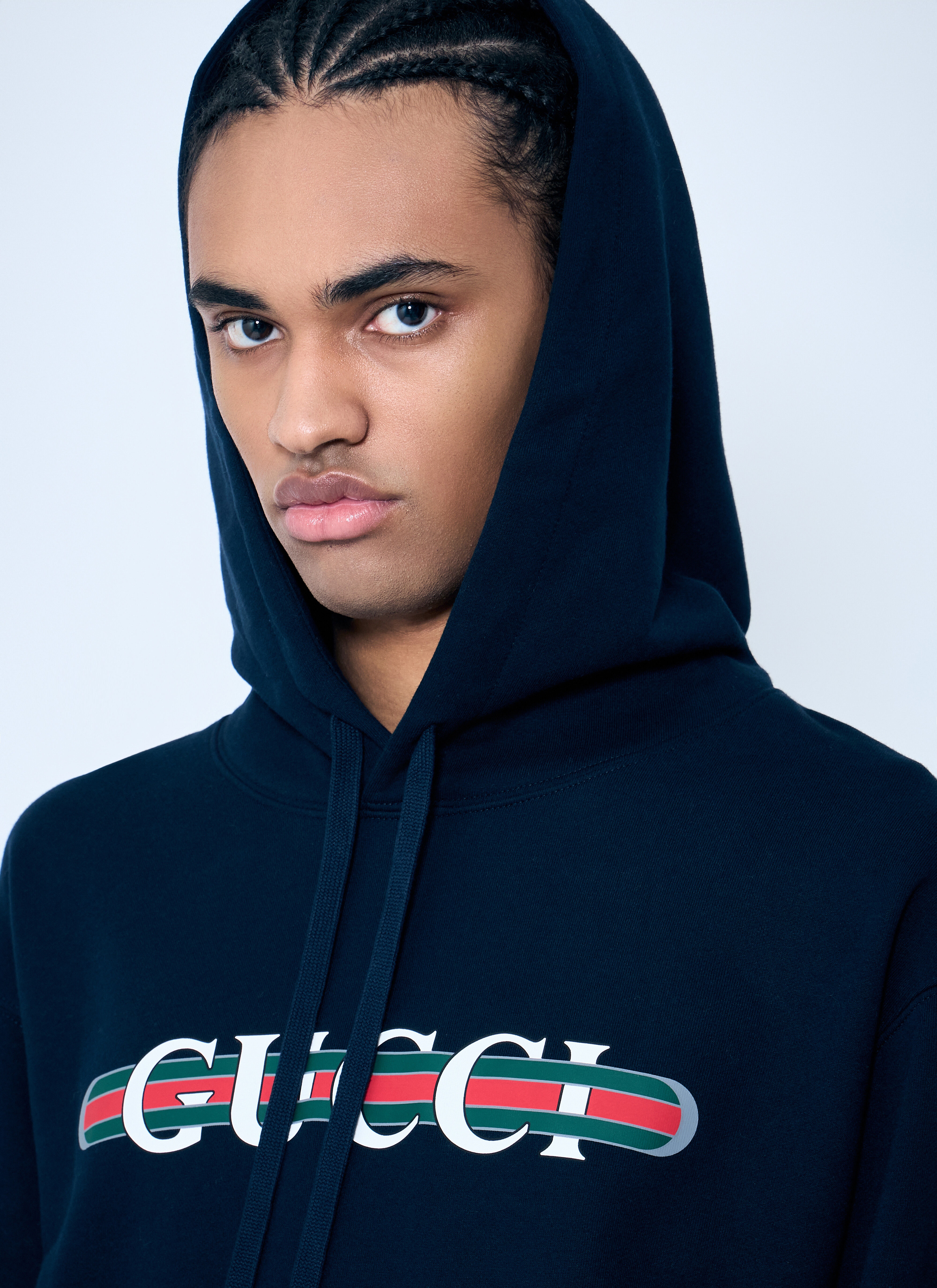 Logo Printed Hooded Sweatshirt - 5