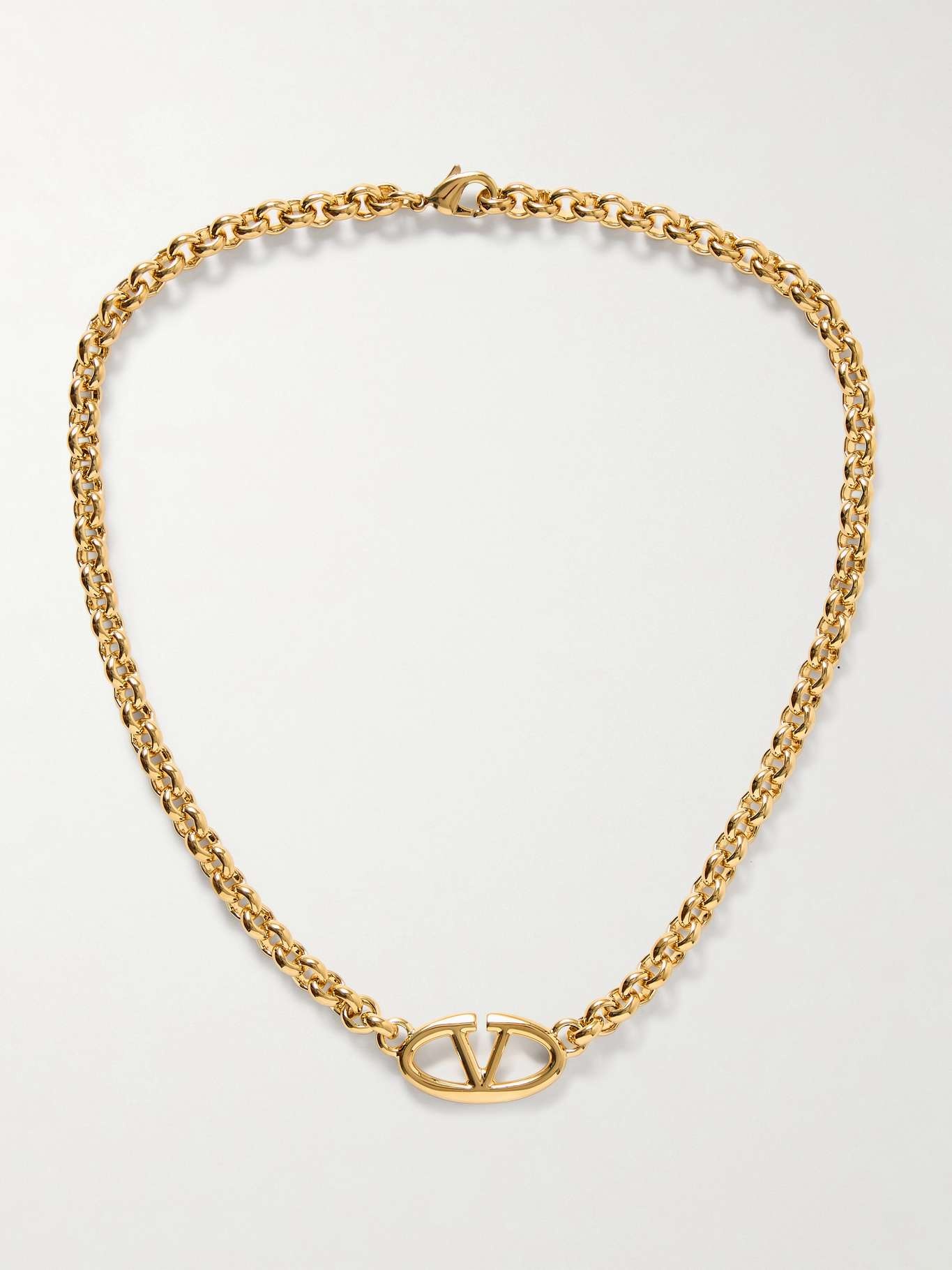 VLOGO Bold gold-tone necklace - 4