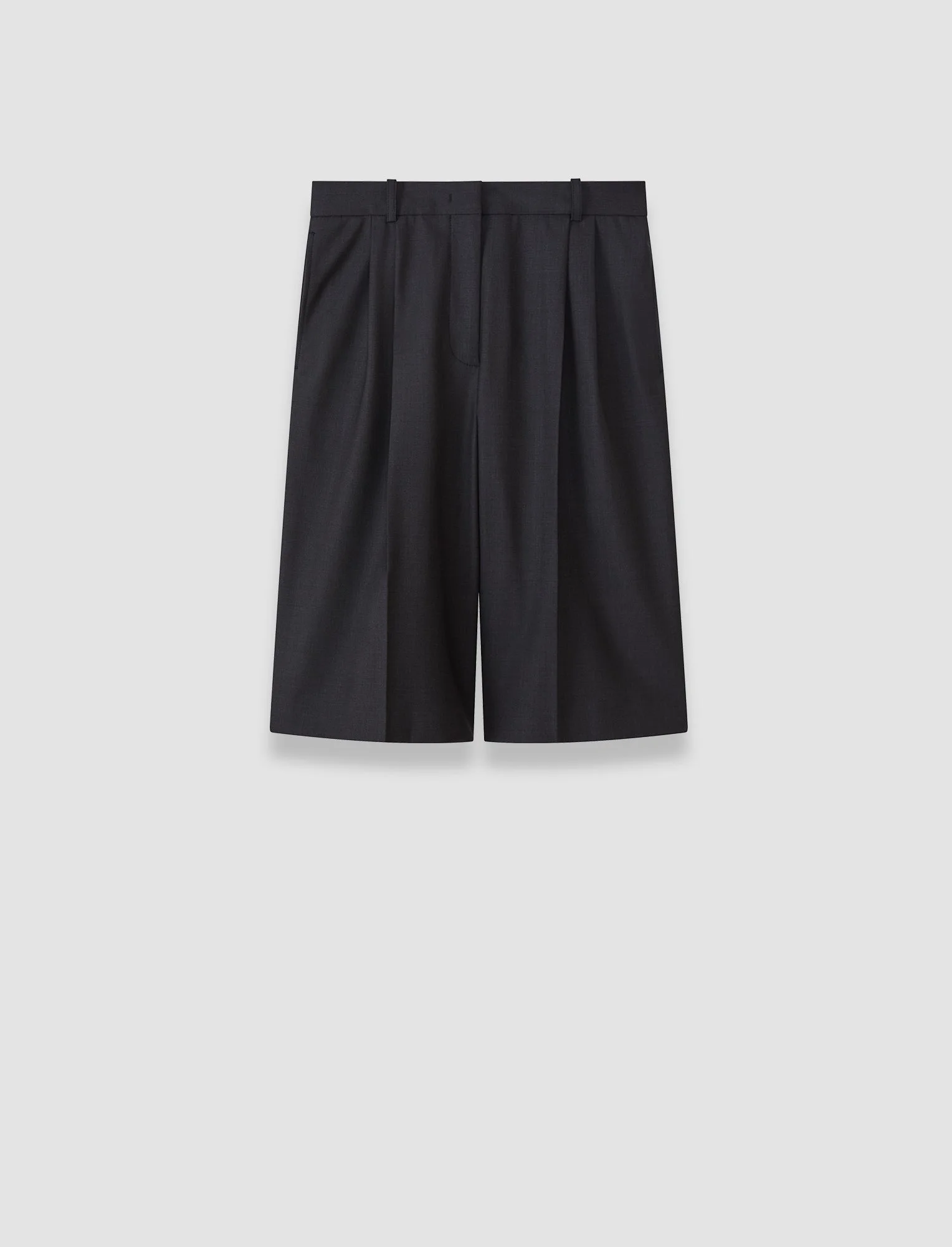 Gabbie Wool Tailoring Long Shorts - 1