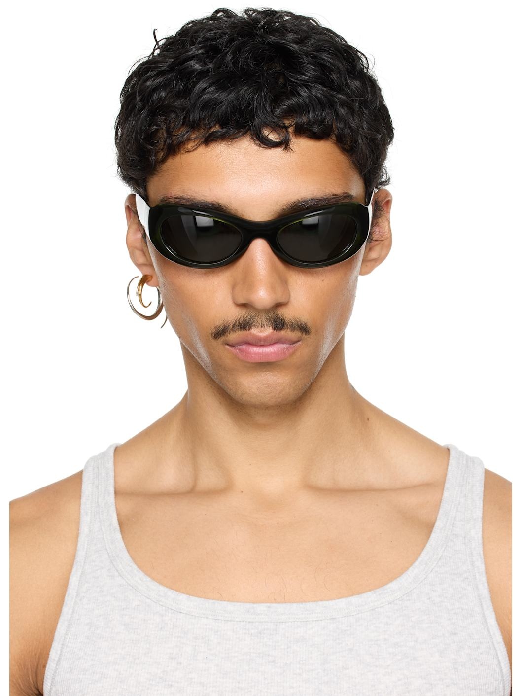 SSENSE Exclusive Green Khilna Sunglasses - 4