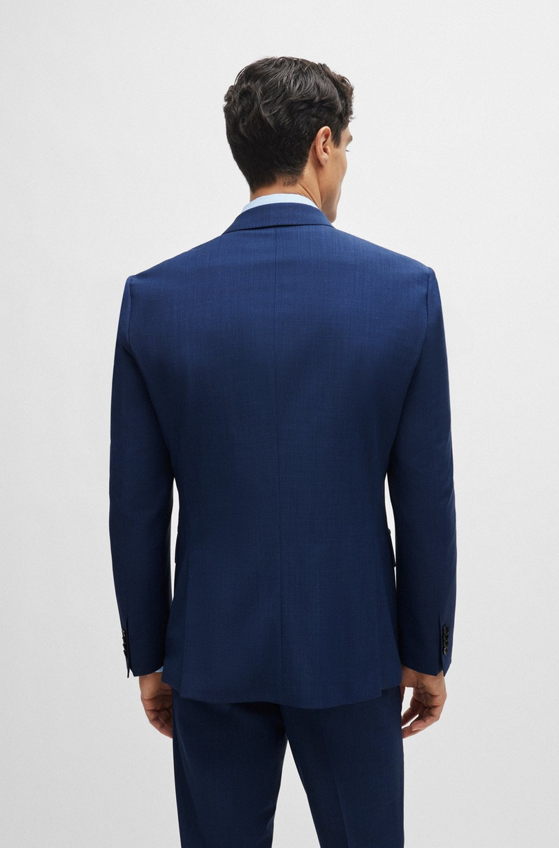 BOSS SLIM-FIT SUIT IN MICRO-PATTERNED STRETCH CLOTH outlook