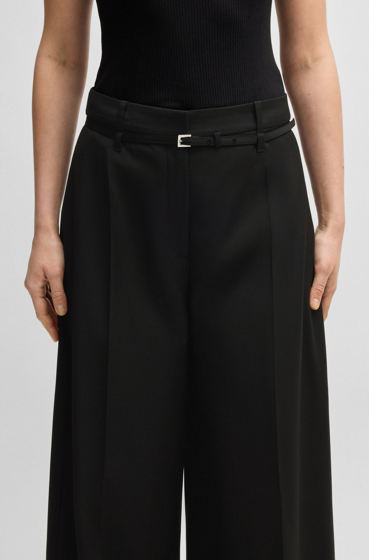 RELAXED-FIT TROUSERS IN VIRGIN WOOL - 5