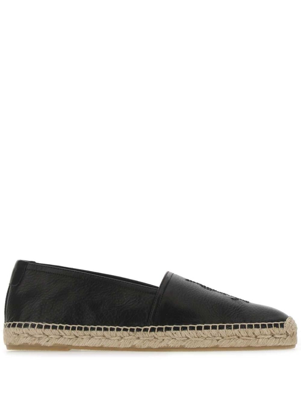embroidered monogram espadrilles - 1