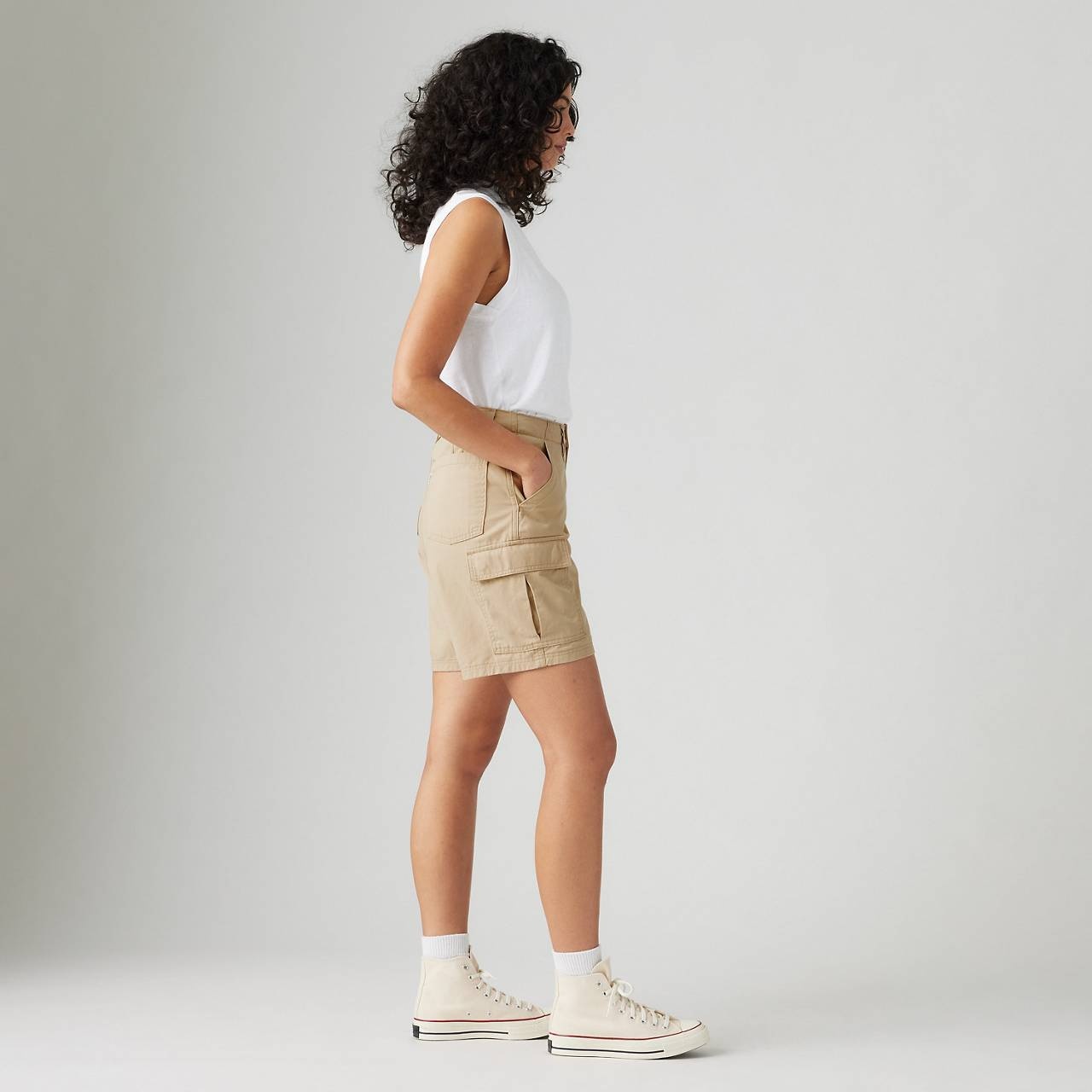BAGGY CARGO WOMEN'S SHORTS - 4