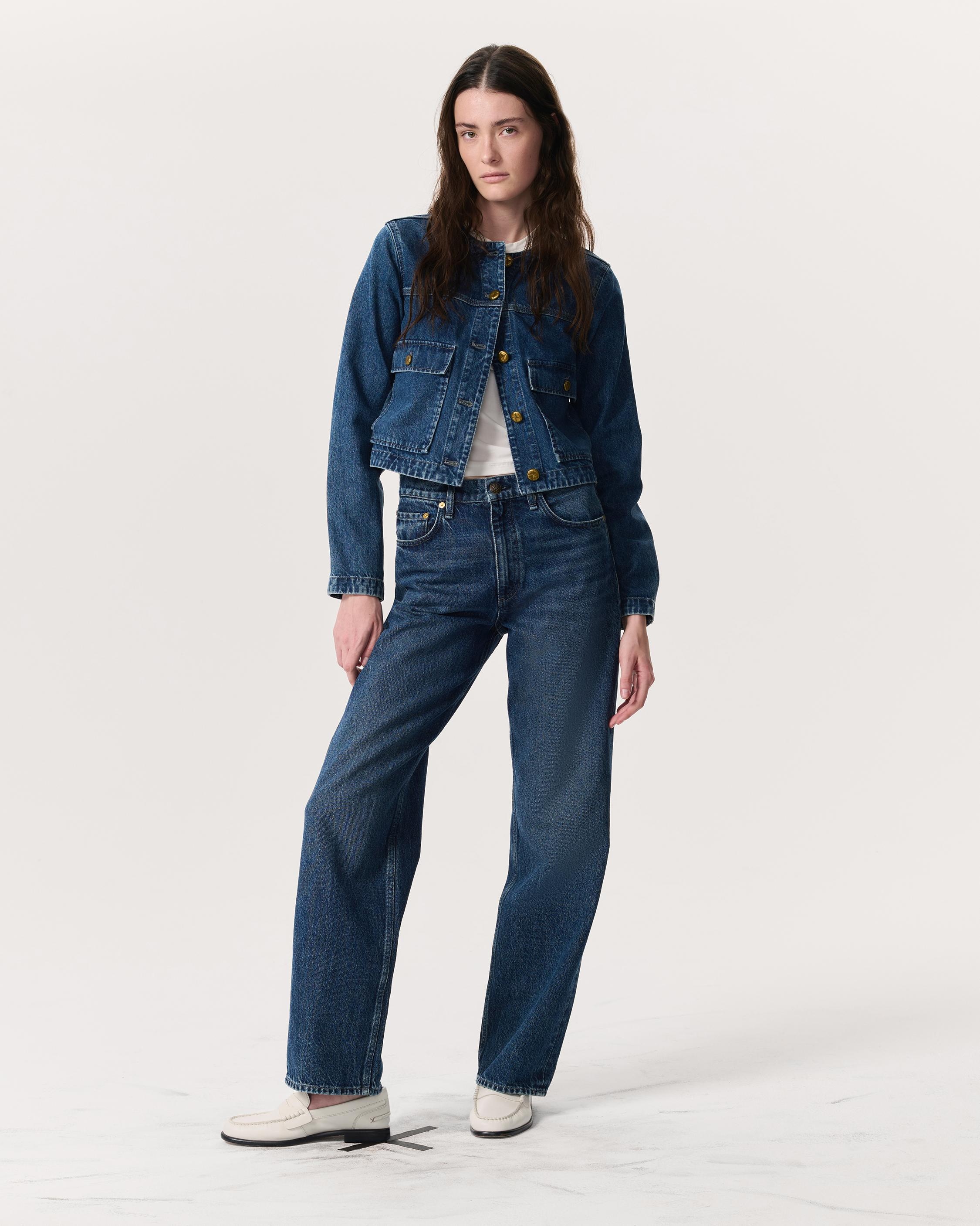 Drew Denim Jacket
Lightweight Rigid Denim - 4