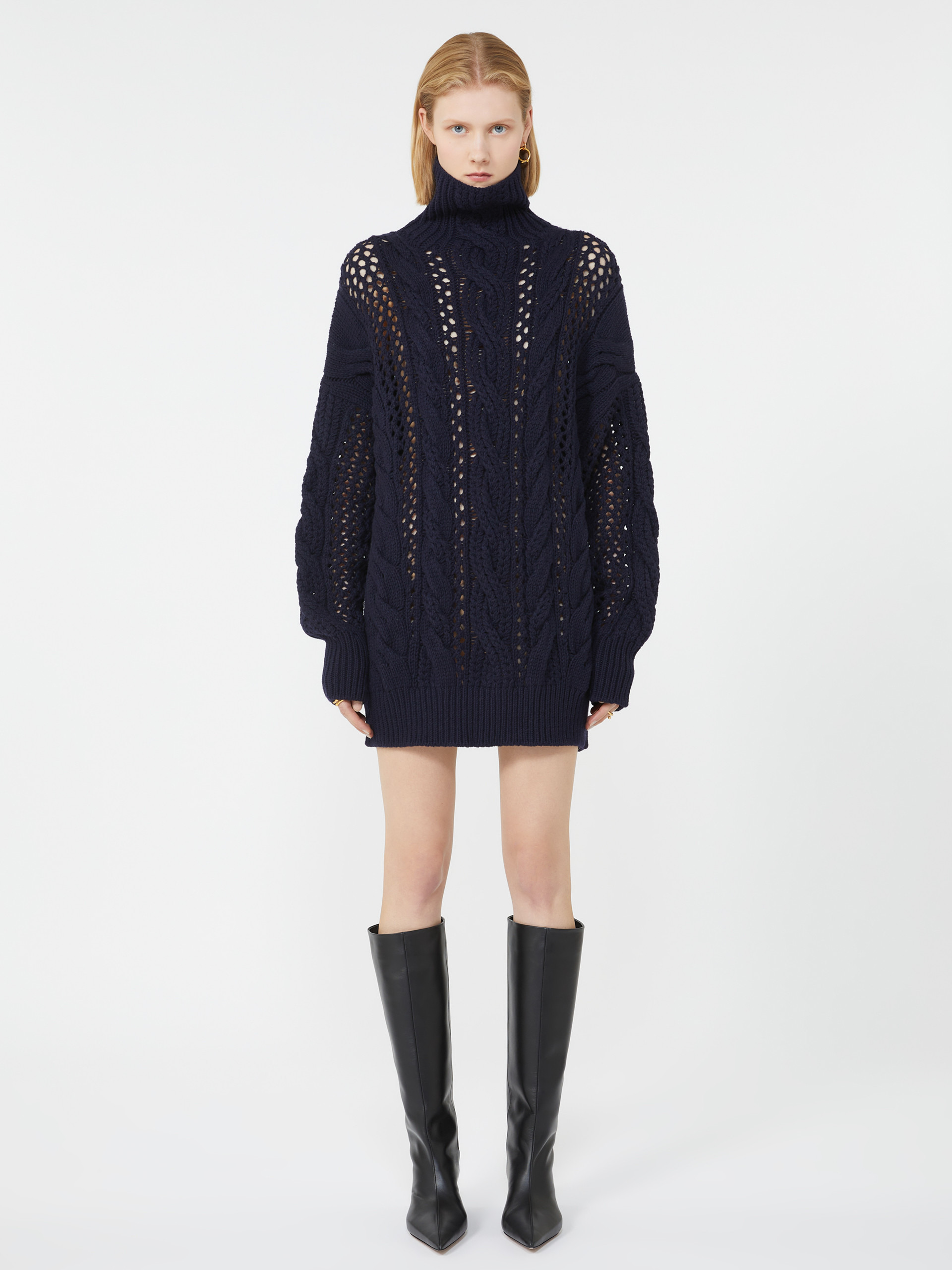 CALCO Oversized cable-knit sweater - 3