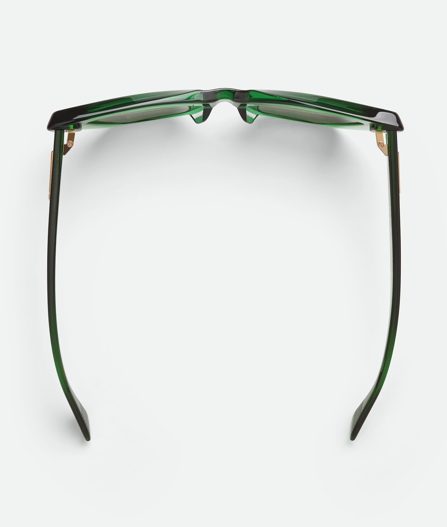 Angle Cat Eye Sunglasses in Green - Bottega Veneta