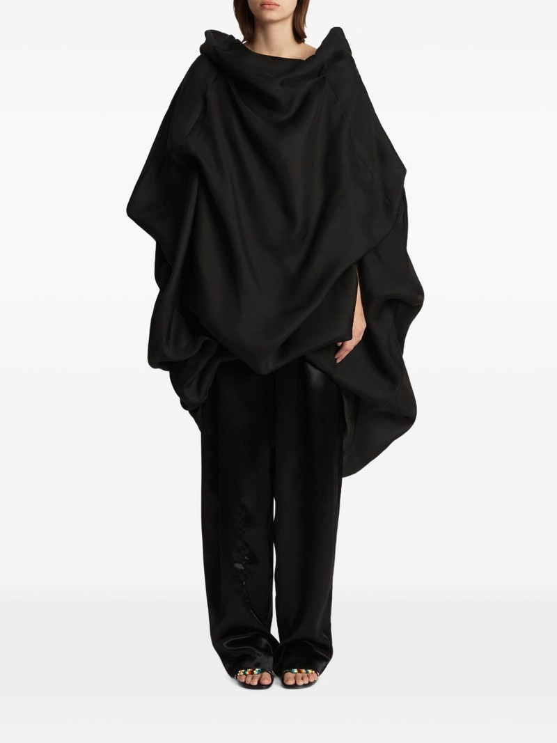 KHAITE draped kobe top outlook