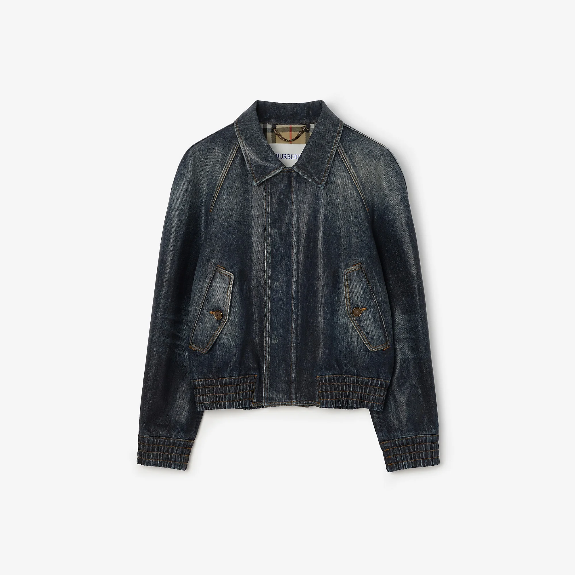 Coated Denim Jacket - 1