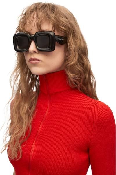 Loewe Inflated rectangular sunglasses in nylon outlook