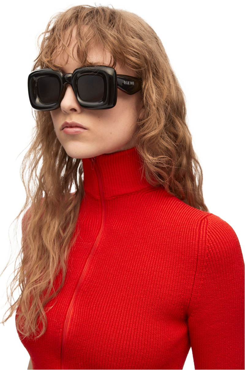 Loewe Inflated rectangular sunglasses in acetate outlook