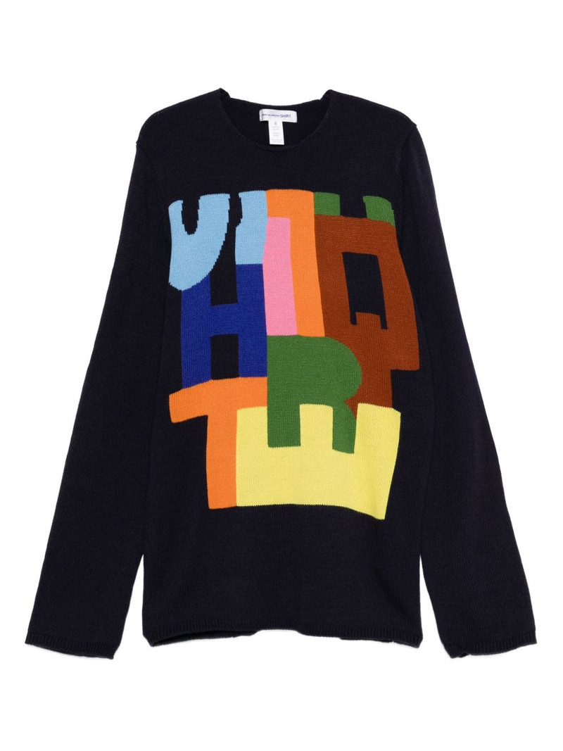 intarsia-knit sweater 1