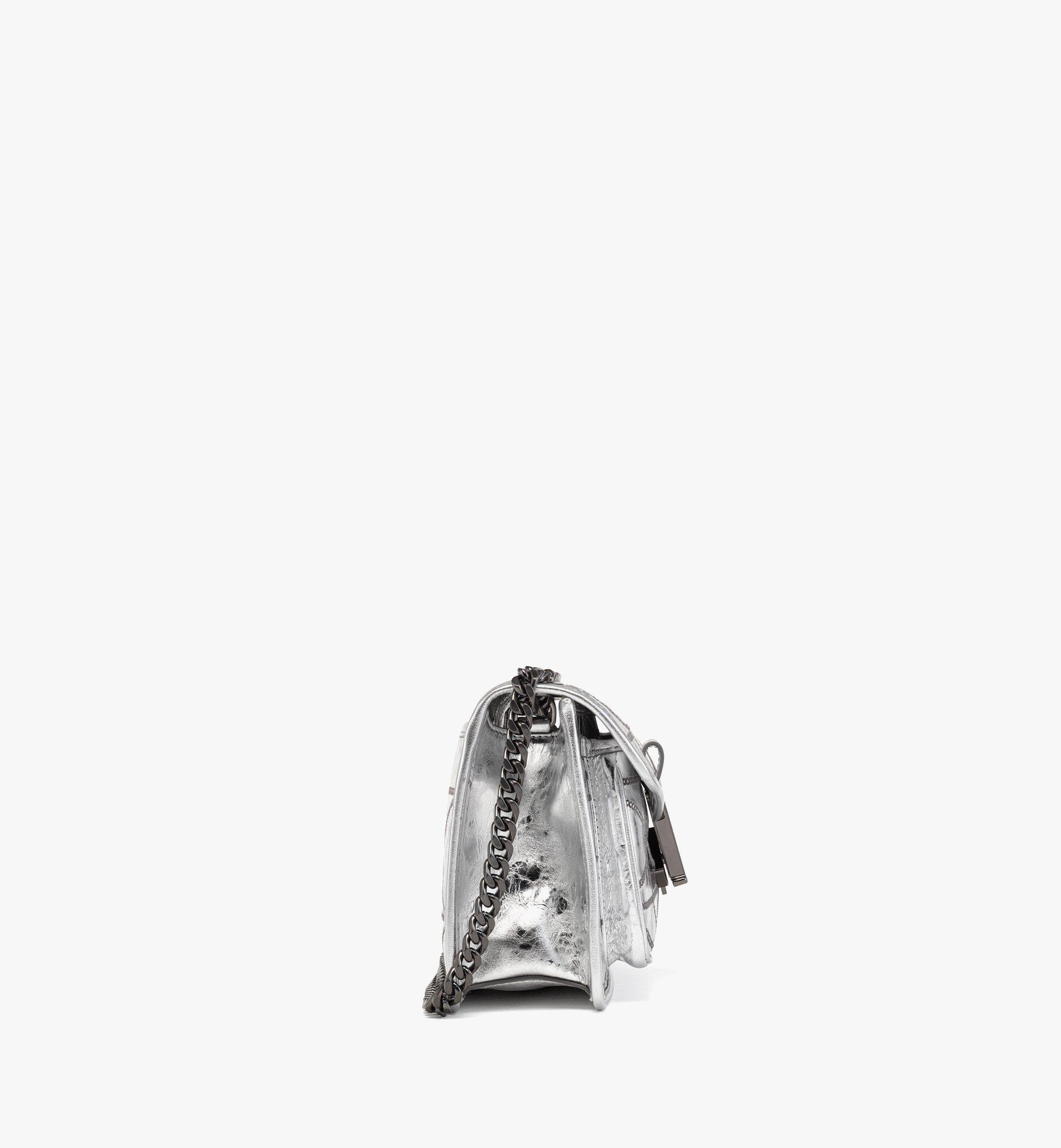 Travia Quilted Shoulder Bag in Crash Calf Leather - 2