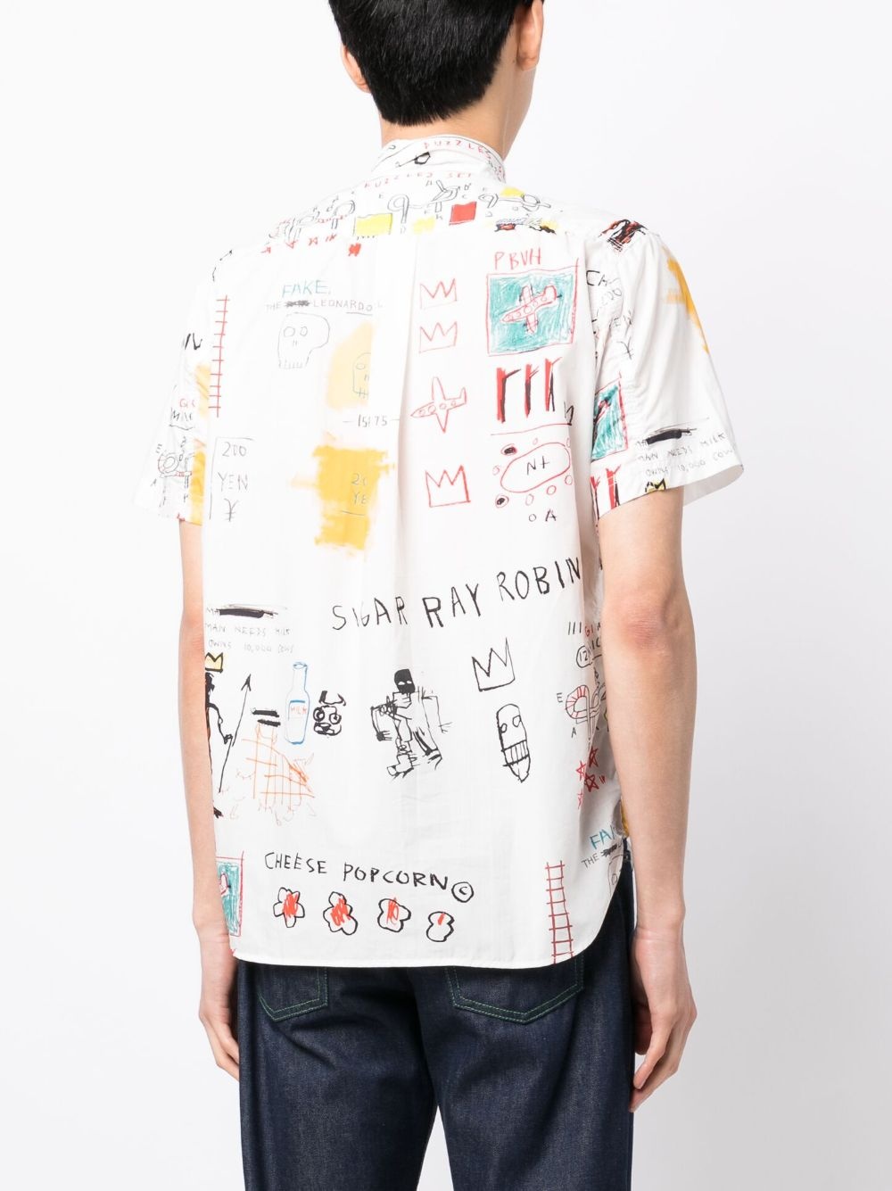 graphic-print cotton shirt - 4