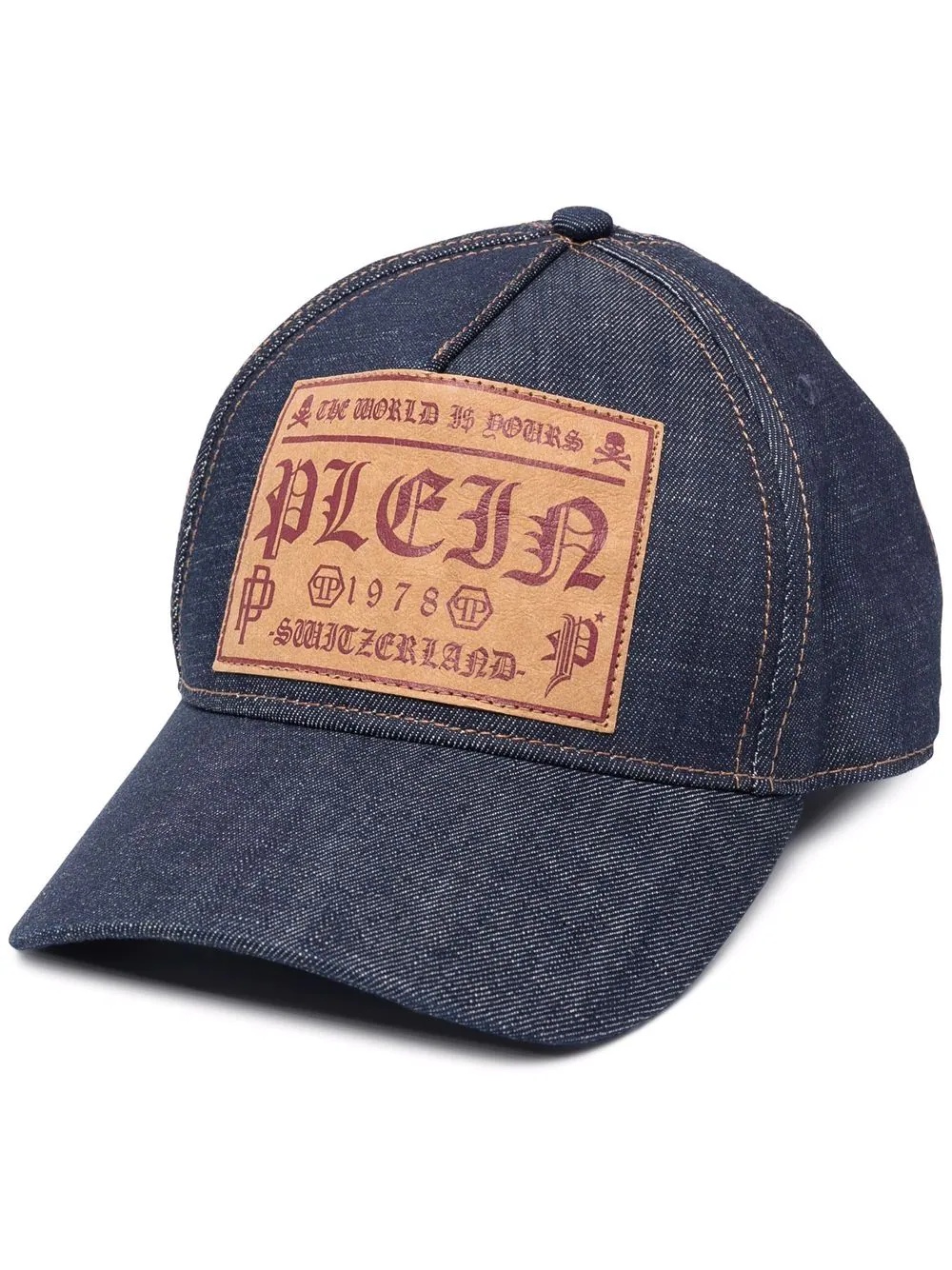 Plein™ denim baseball cap - 1