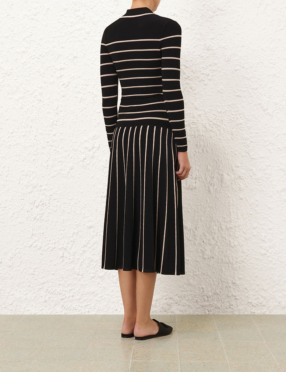 CRUSH STRIPE LONG SLEEVE POLO - 4