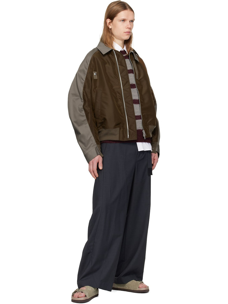 sacai White Poplin Shirt outlook