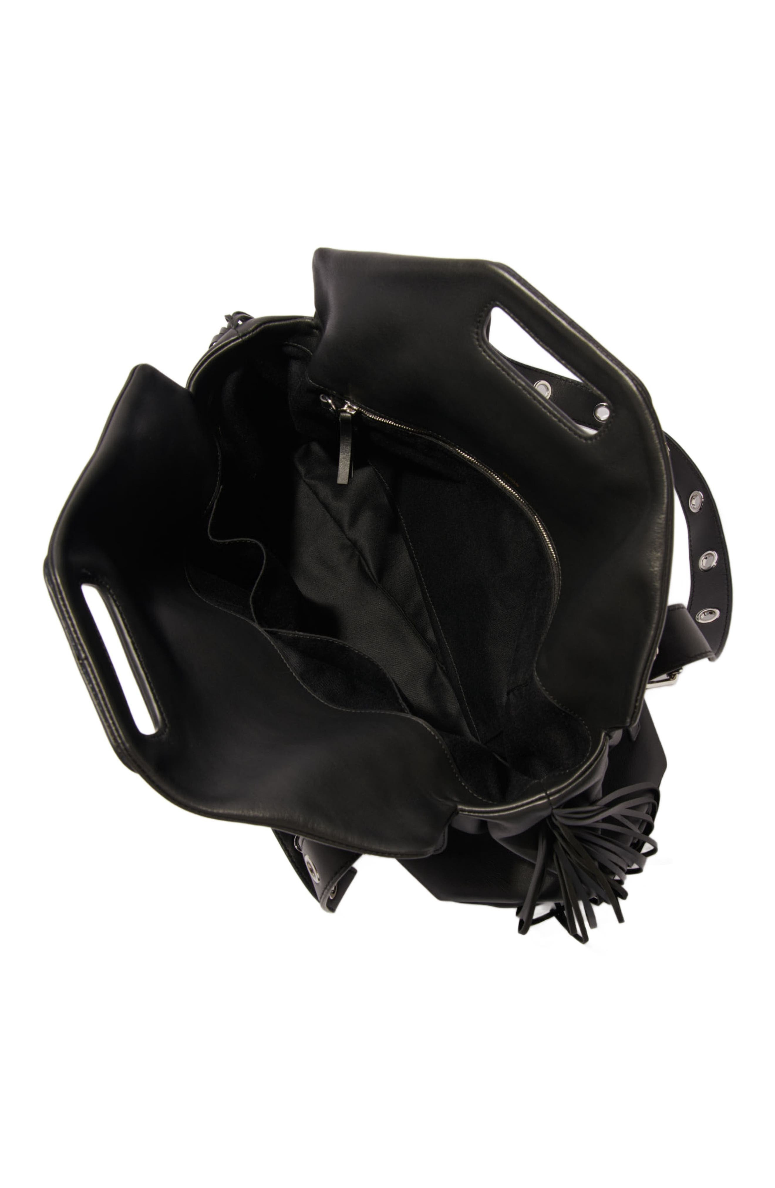 maje Plain leather Miss M XL bag in Black at Nordstrom - 5
