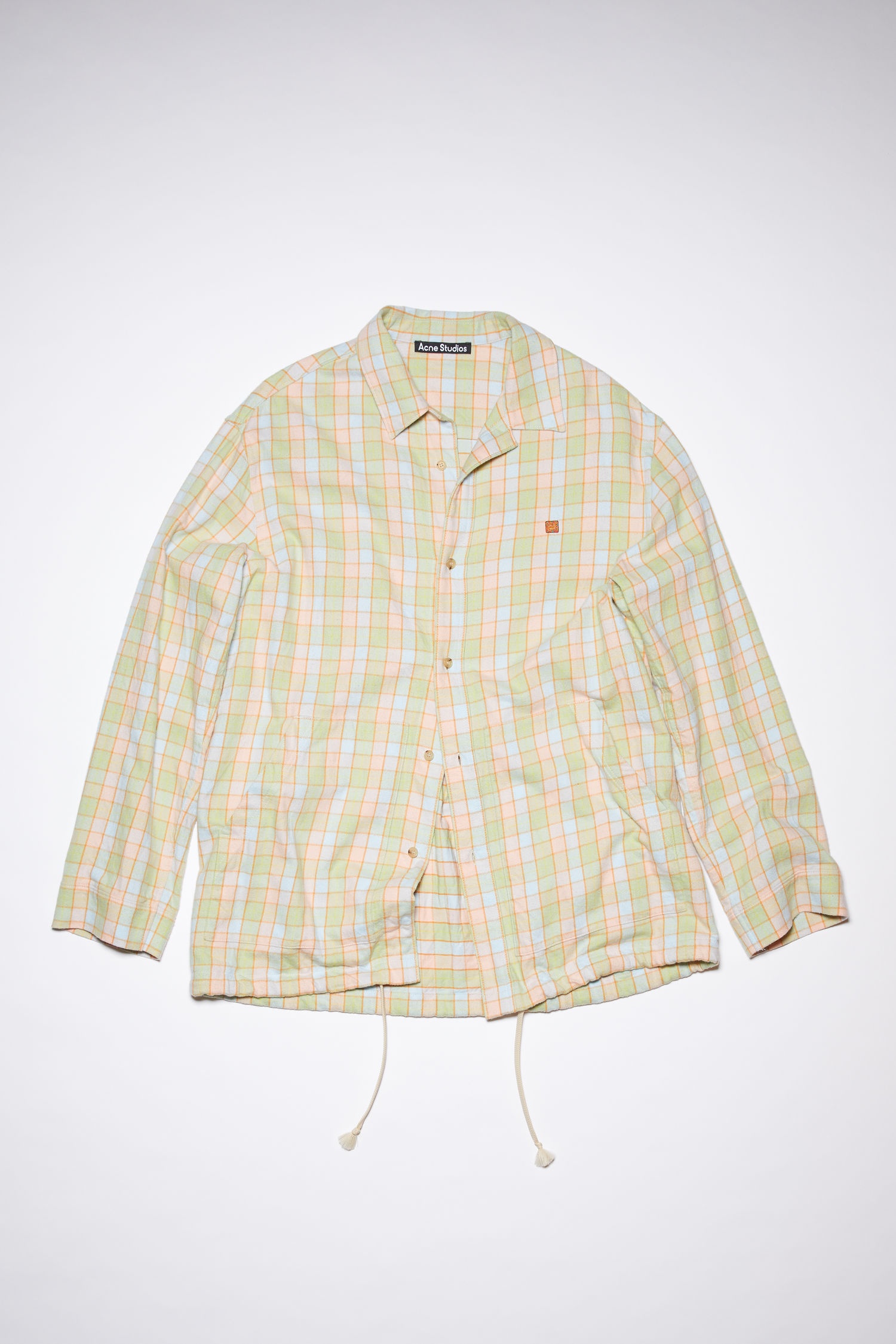 Flannel shirt - Orange/beige - 7