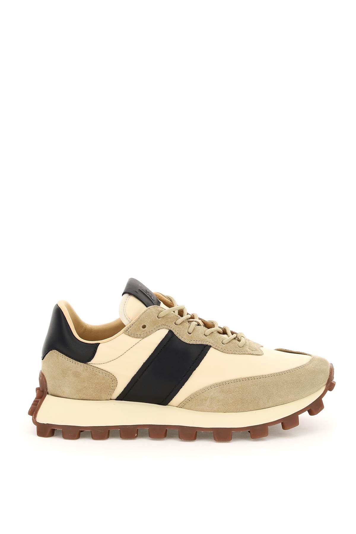 SUEDE LEATHER AND NYLON 1T SNEAKERS - 1