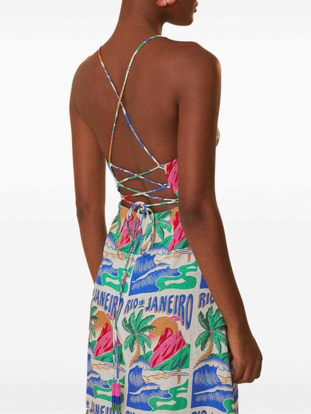 Carioca Posters midi dress - 4