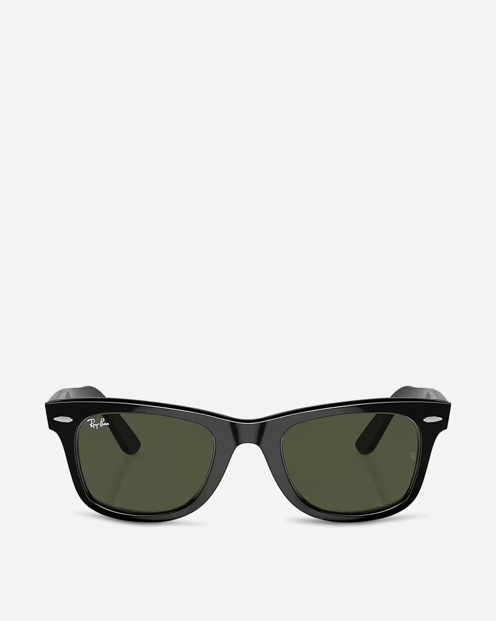 Wayfarer Sunglasses Polished Black / G-15 Green - 1