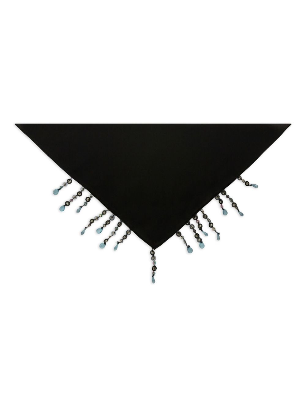 beaded-fringe scarf - 2