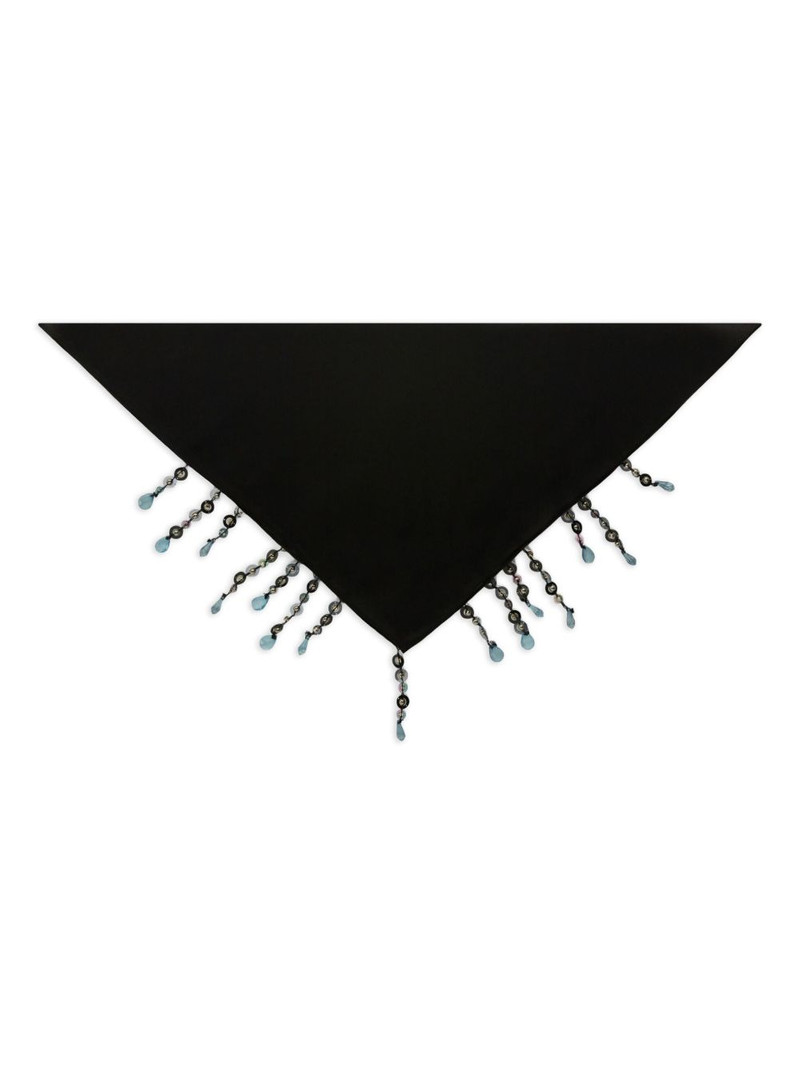 PINKO beaded-fringe scarf outlook
