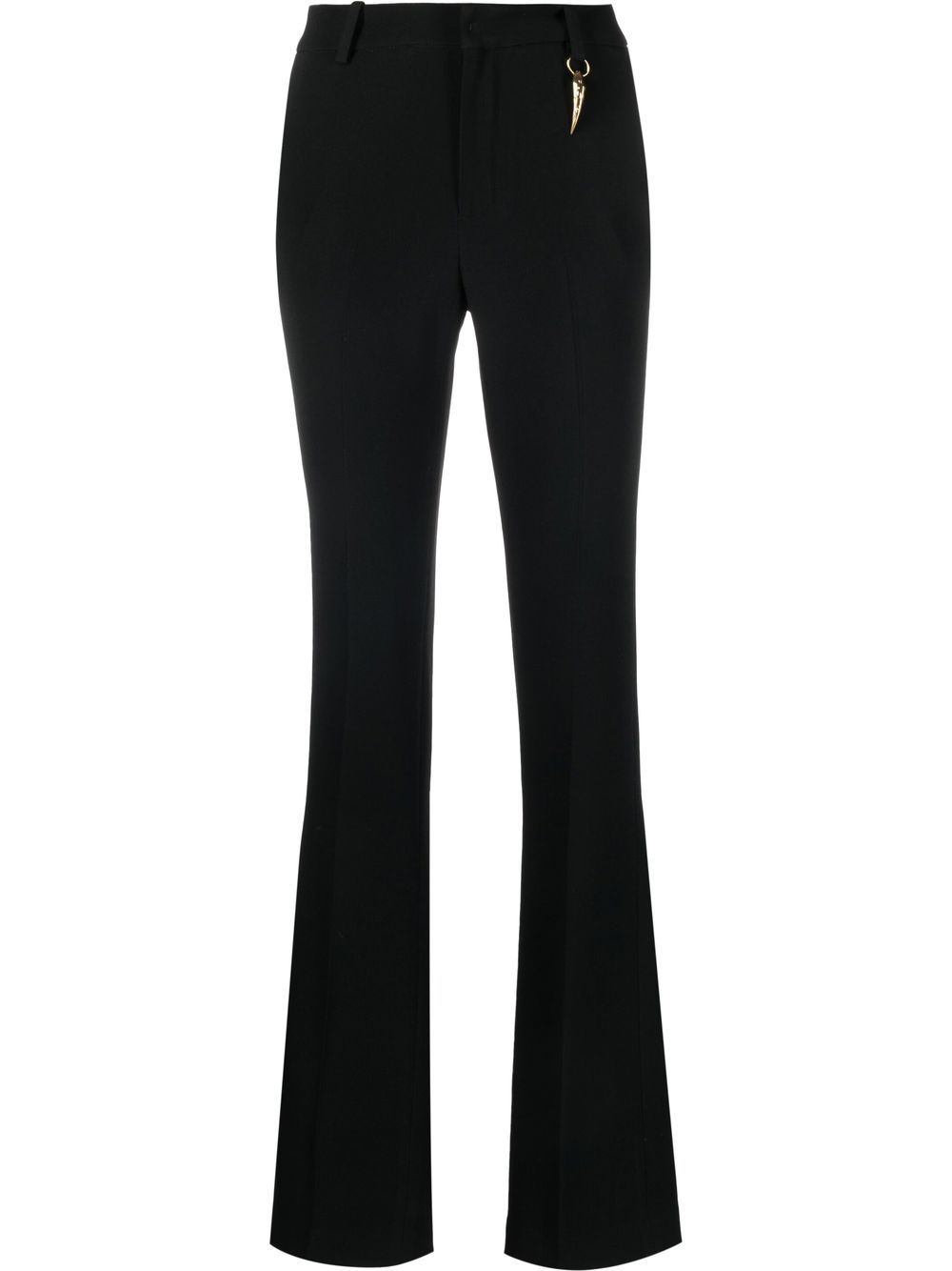 keyring-detail slim-cut trousers - 1