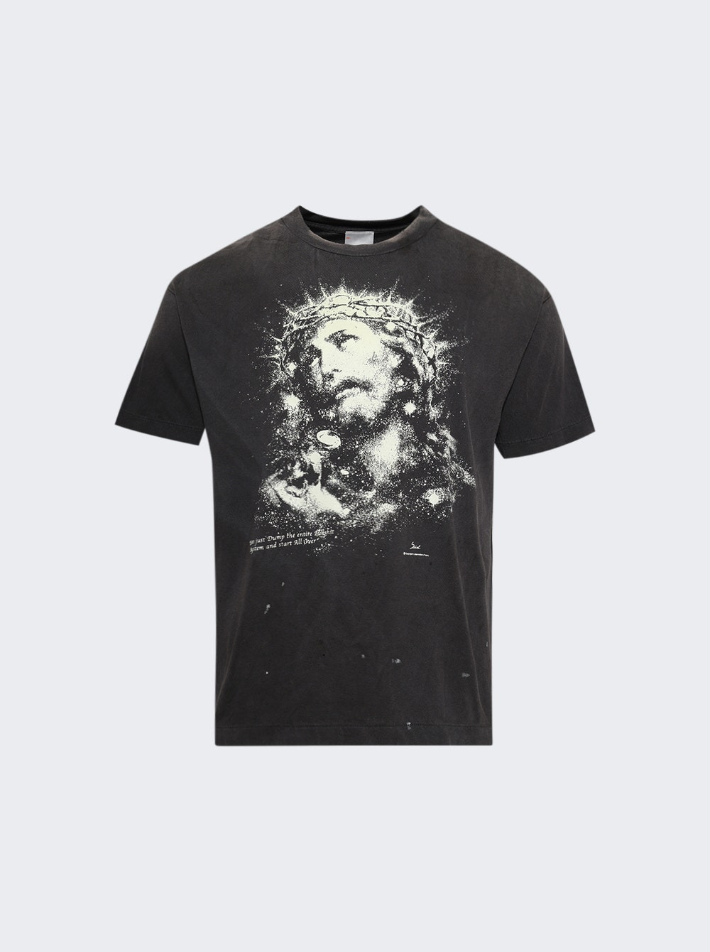 Jesus Short Sleeve Tee Black - 1
