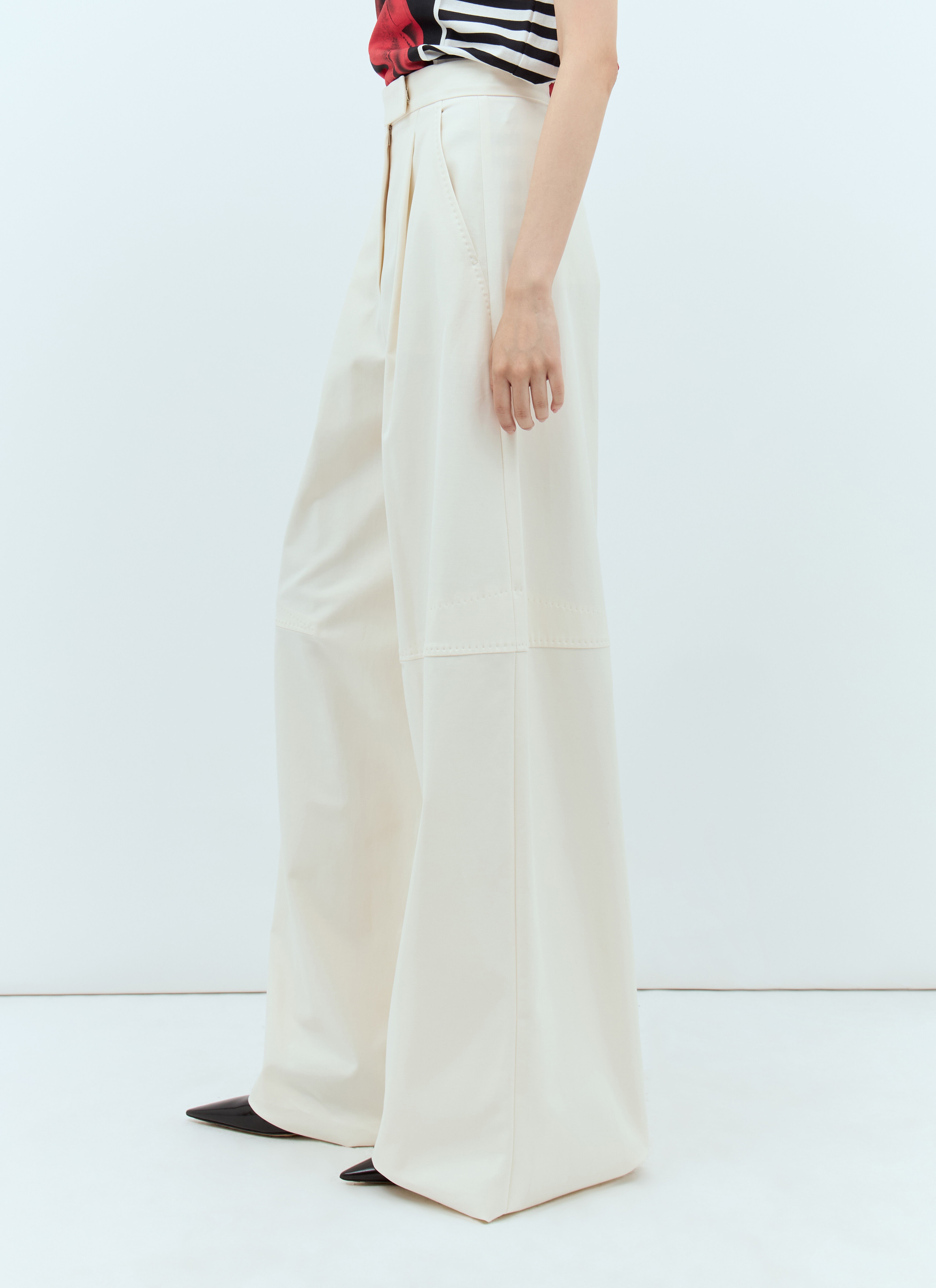 Wide Leg Pants - 4