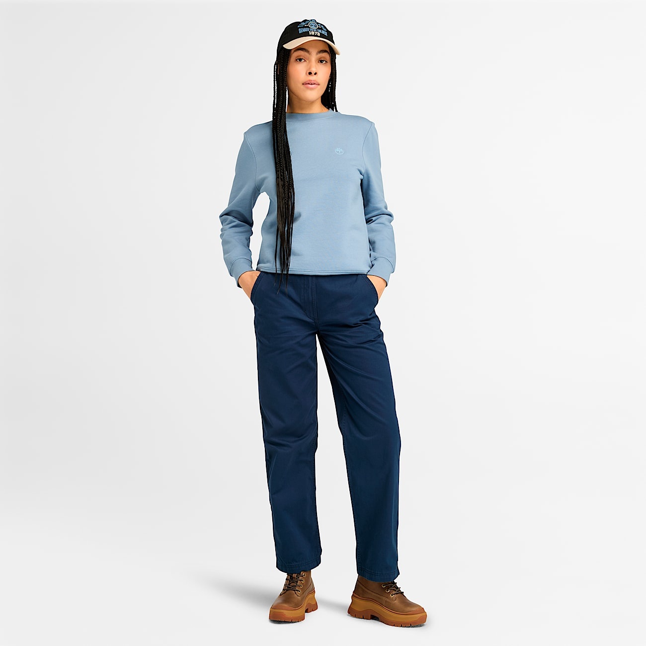 Women's Brushed Back Crew Sweatshirt - 3