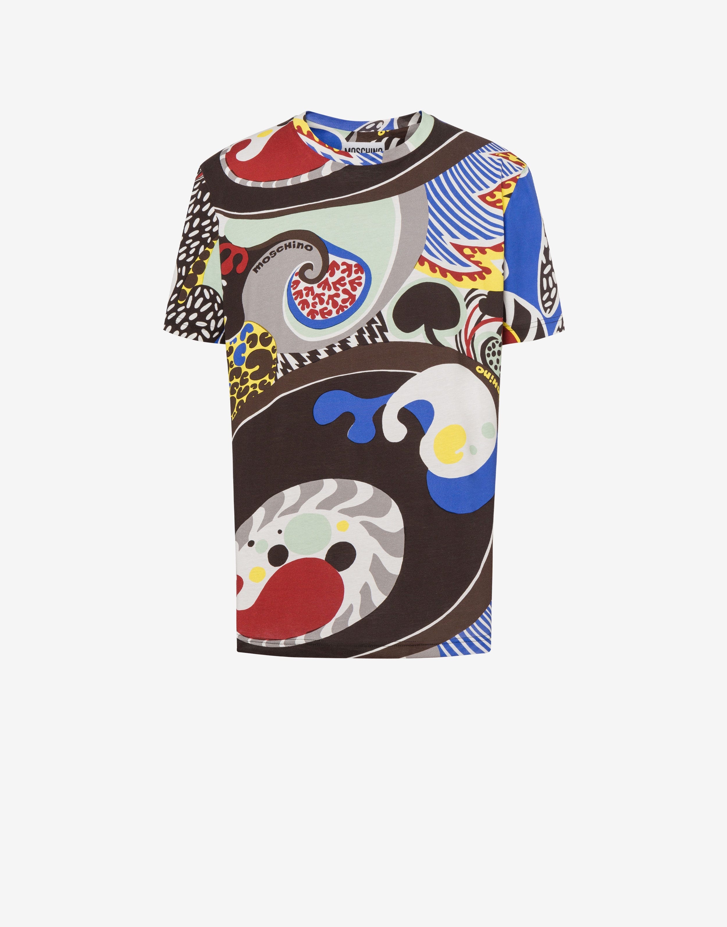 PSYCHEDELIC PRINT JERSEY T-SHIRT - 1