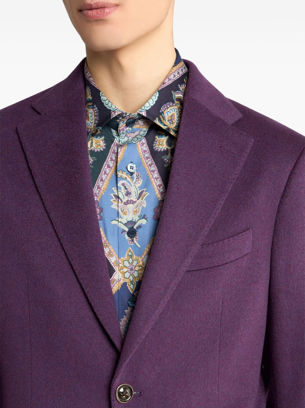 single-breasted blazer - 4