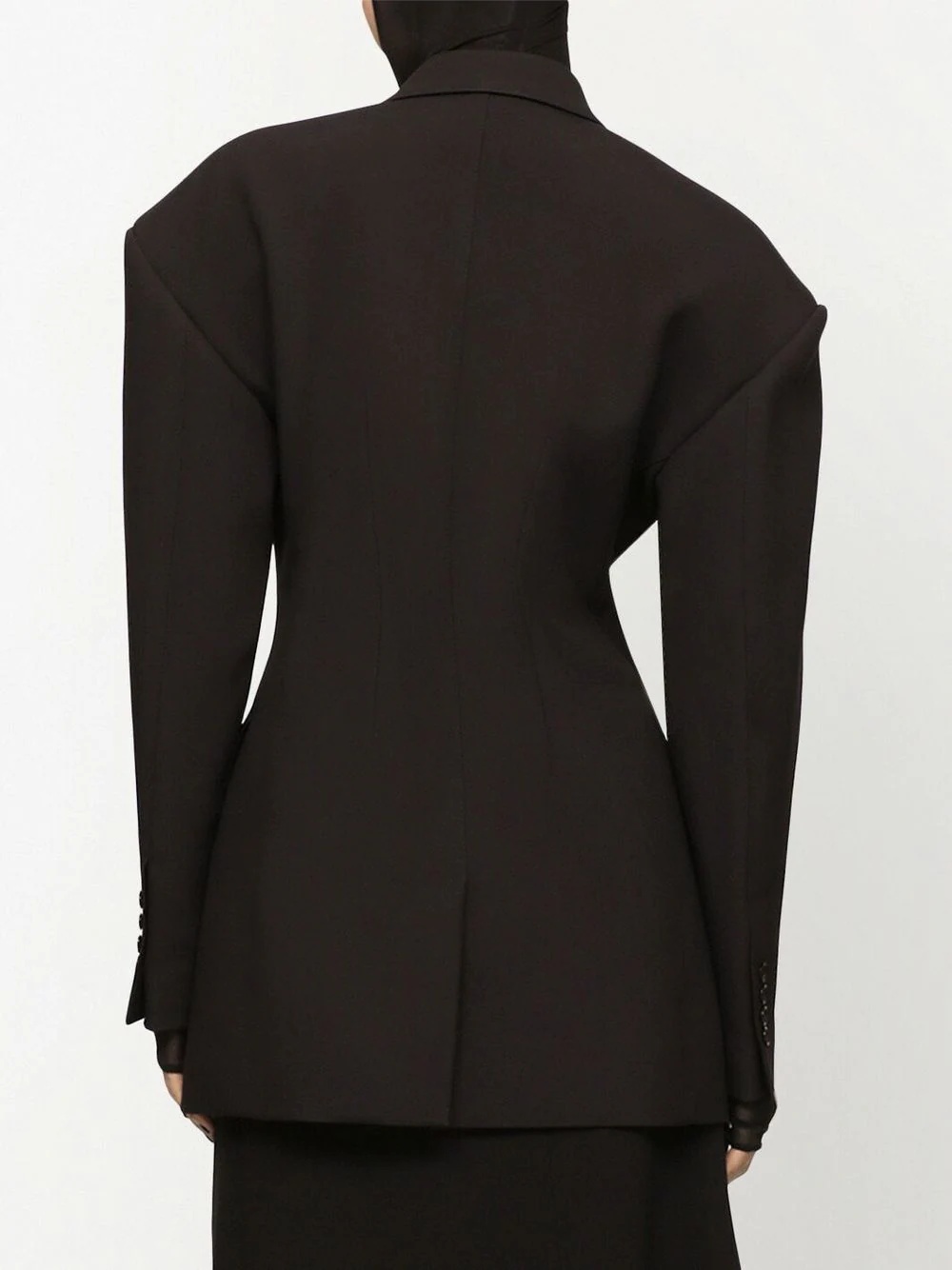 drop-shoulder double-breasted coat - 4