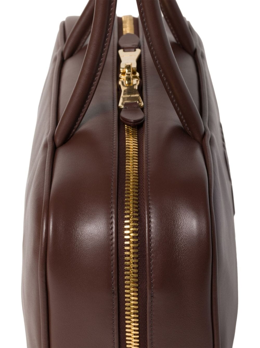 Beau logo-debossed leather bag - 3