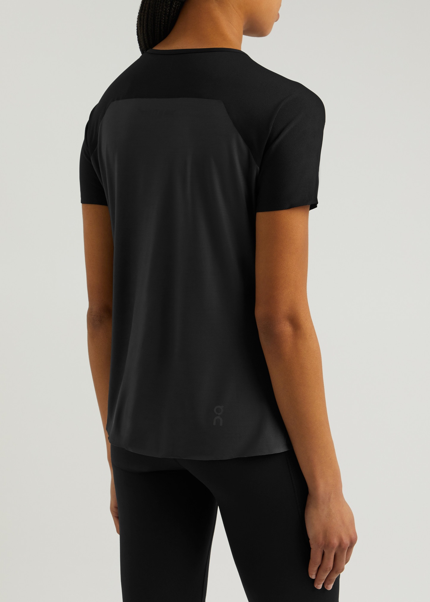 Performance panelled stretch-jersey T-shirt - 3